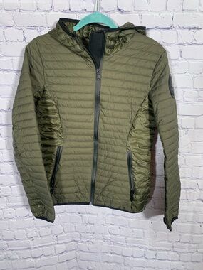 Pajar Womens Walcott Packable Puffer Green Size M Casual Preppy Layer Thermal